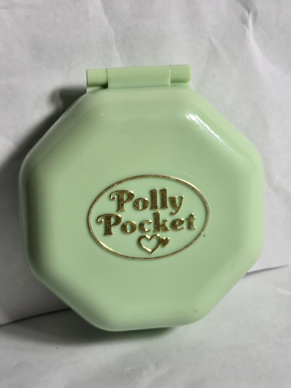 POLLY POCKET VINTAGE 1990 POLLY'S SCHOOL  Bluebird Green Case